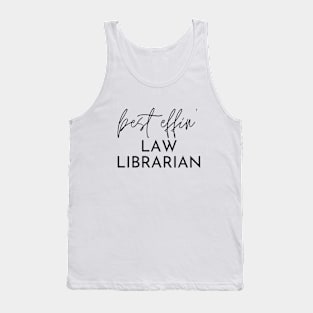 Law Librarian Gift Idea For Him Or Her, Thank You Present Tank Top